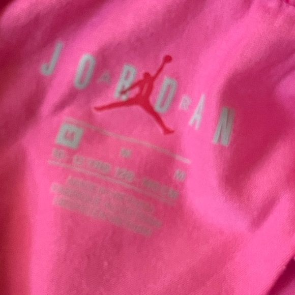 *NEW GIRLS Air Jordan JUMPMAN X NIKE LEGGINGS Pink Swoosh Medium 10-12 pinksicle - Picture 13 of 15